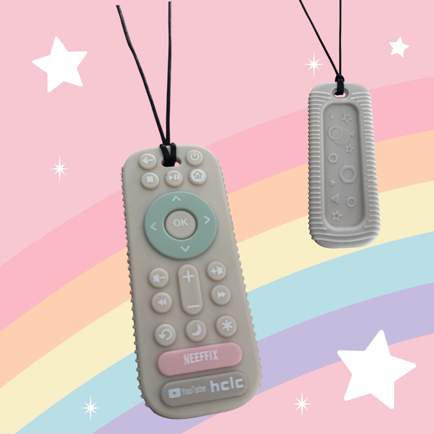 TV Remote Sensory Chew Necklace – Fun Chewelry for Kids with Autism, ADHD & Sensory Needs