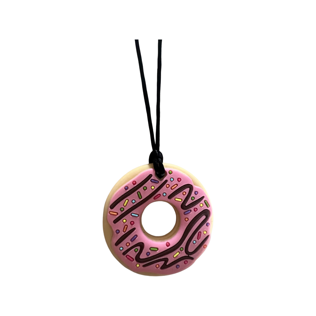 Sprinkle Donut Sensory Necklace – Chewelry for Autism and Sensory Needs