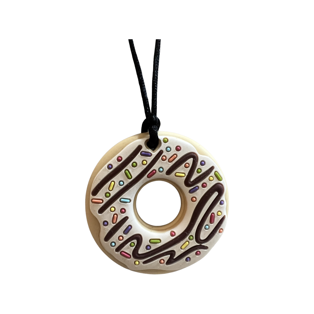 Sprinkle Donut Sensory Necklace – Chewelry for Autism and Sensory Needs