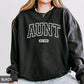 Aunt/Auntie Varsity Crew W/names on sleeve