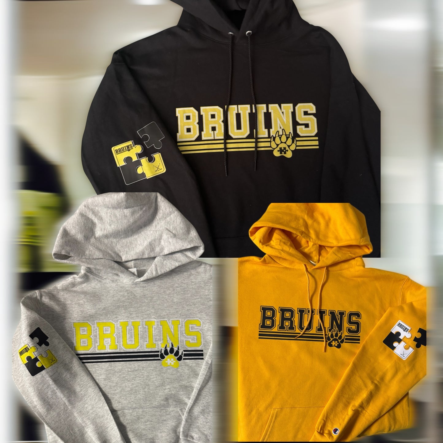 Autism Awareness  Bruins Hoodie