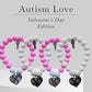 Autism Love Bracelet – Sensory-Friendly Silicone Beaded Bracelet for Autism Awareness