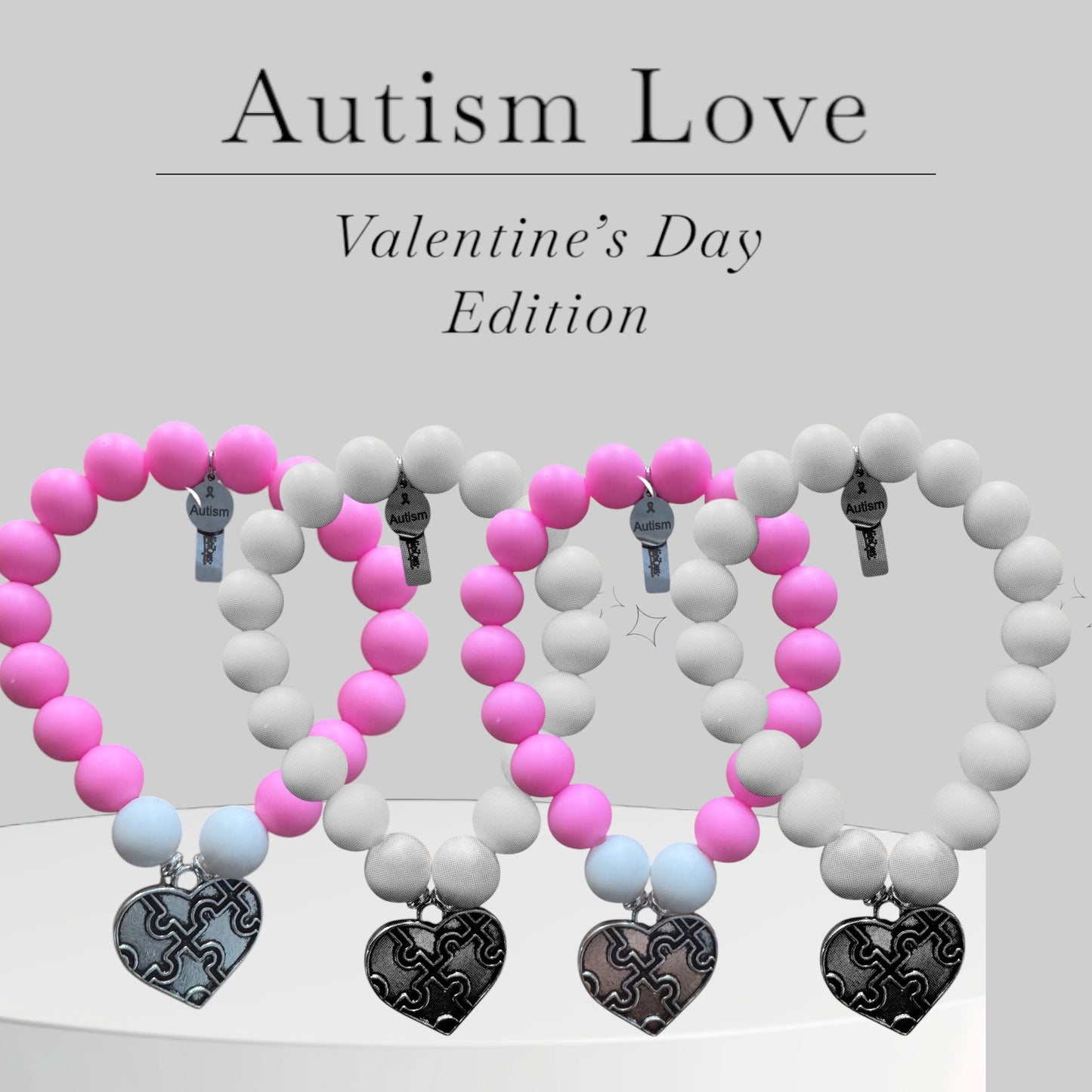 Autism Valentine's Bracelet