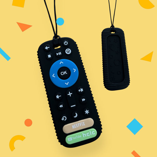 TV Remote Sensory Chew Necklace – Fun Chewelry for Kids with Autism, ADHD & Sensory Needs