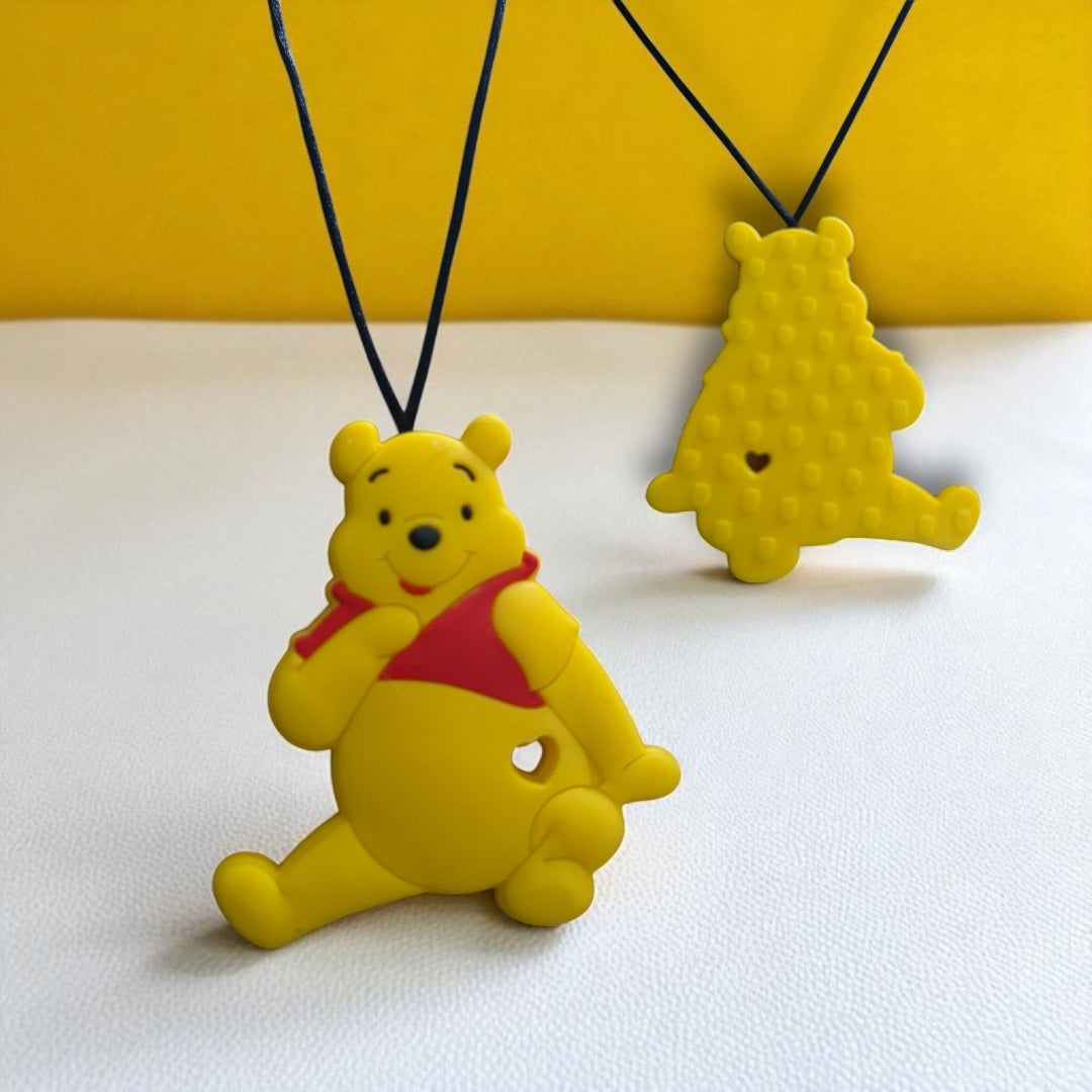 Winnie the Pooh-Inspired Sensory Chew Necklace – Disney Chewelry for Kids with Autism & Sensory Needs
