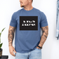 Autism Dad Gang T-Shirt with bold lettering, celebrating proud autism dads and advocacy. Handmade, sensory-friendly, and supporting autism awareness with every purchase."