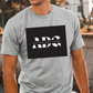 Autism Dad Gang T-Shirt with bold lettering, celebrating proud autism dads and advocacy. Handmade, sensory-friendly, and supporting autism awareness with every purchase.
