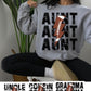 Family Football Sweatshirt w/Custom name&number on back