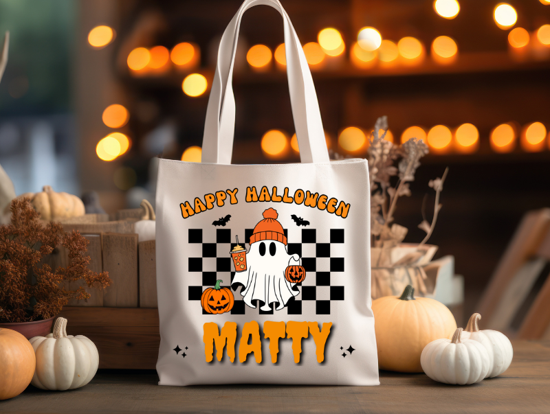 Custom Name Halloween Bags