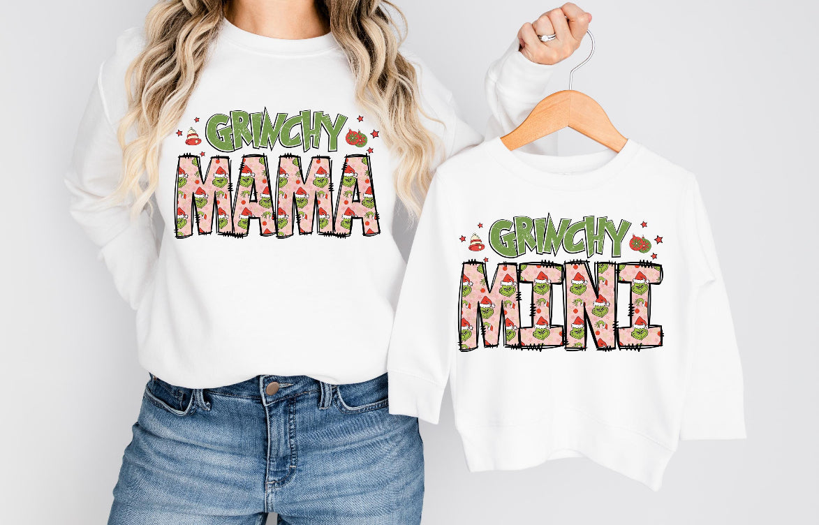 Grinchy Mama & Mini Crew`