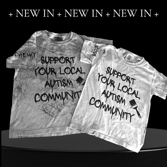 Painted "Support Your Local Autism Community" T-shirt & Sweatshirt