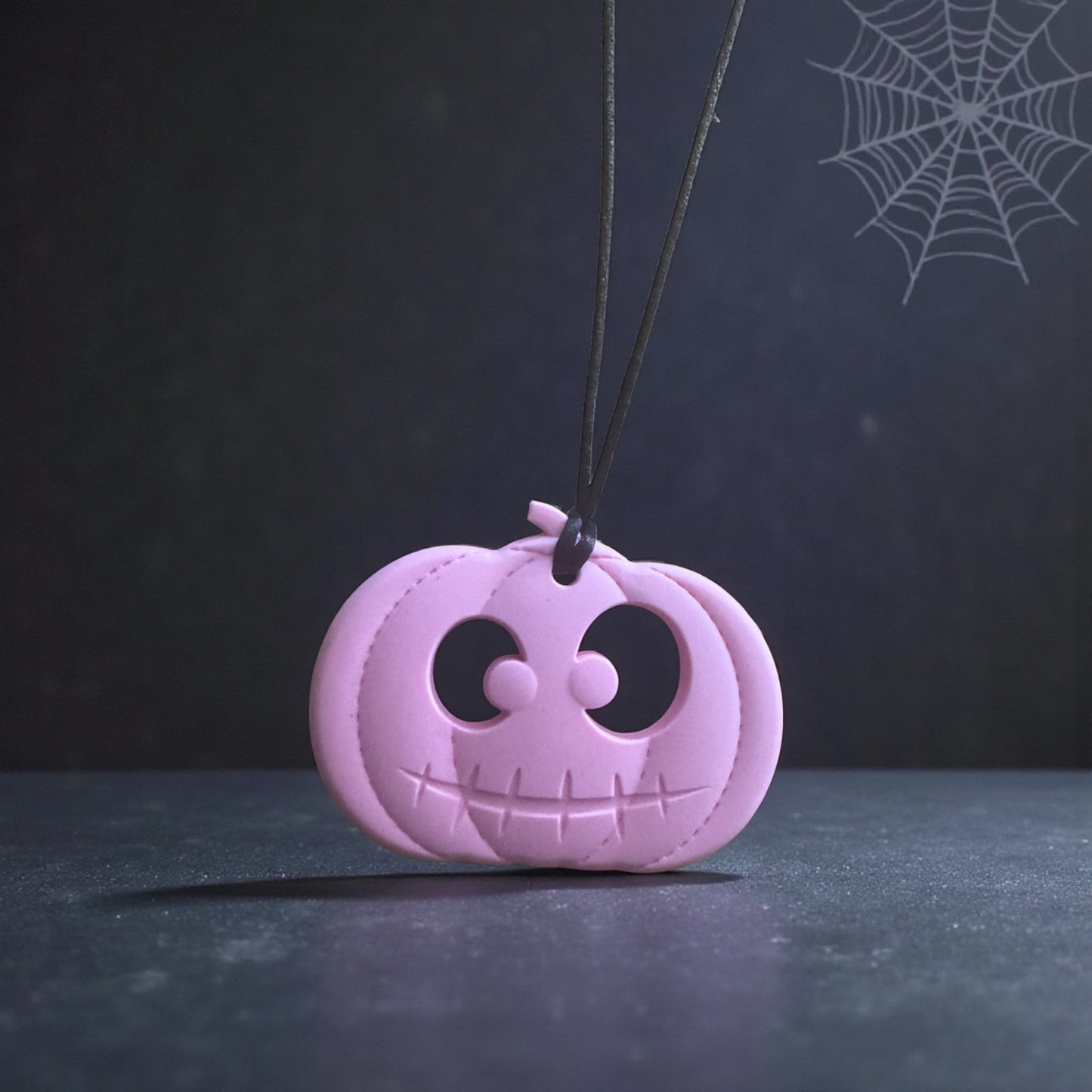 Halloween Pumpkin Sensory Chew Necklace – Silicone Chewelry for Autism, ADHD, Sensory Needs