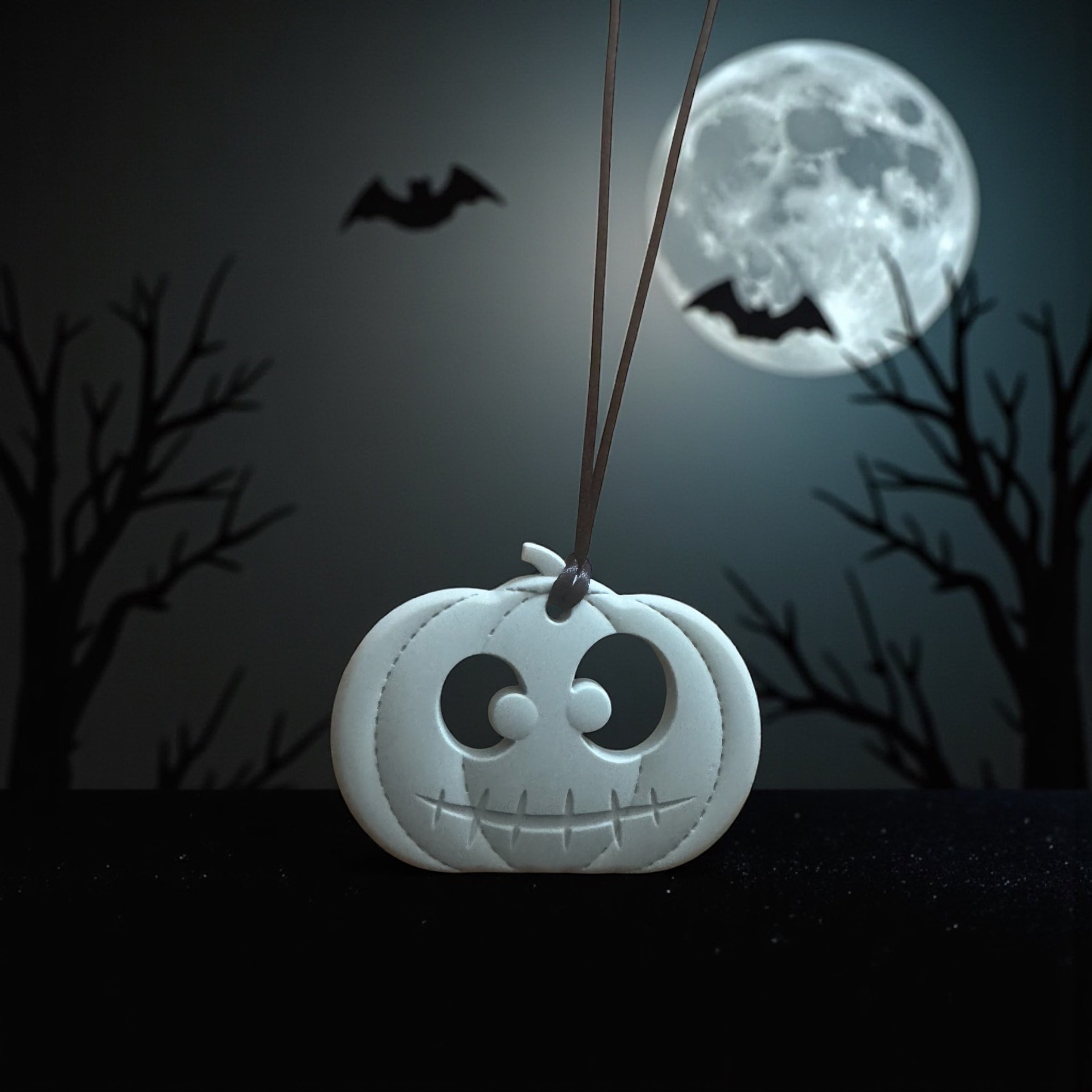 Halloween Pumpkin Sensory Chew Necklace – Silicone Chewelry for