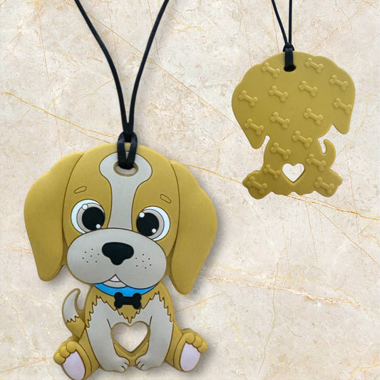 Dog Sensory Chew Necklace for Kids – Autism-Friendly Chewelry