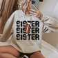 Family Football Sweatshirt w/Custom name&number on back