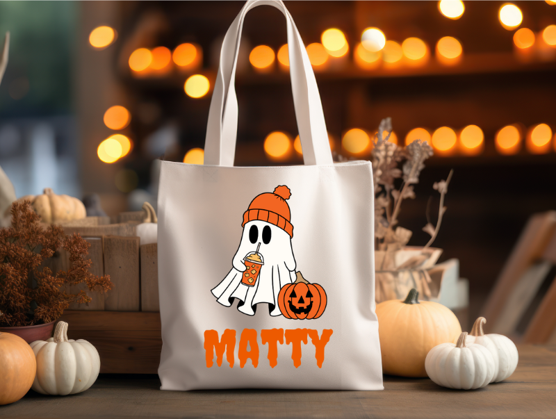 Custom Name Halloween Bags