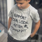 Painted "Support Your Local Autism Community" T-shirt & Sweatshirt